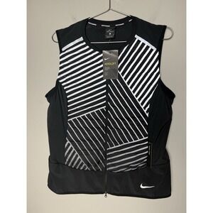 Nike‎ Aeroloft Flash Zip Running Vest Packable Reflective Jacket Women's Large